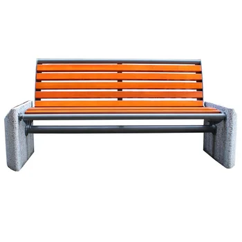 Camphor Wood And Cement Stone Street Park Bench Seats Buy
