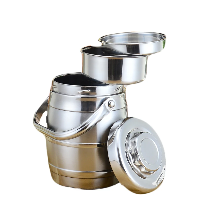 
Multi-Size Curve Type Stainless Steel Food Container Food Carrier Vacuum Thermal Cooker 
