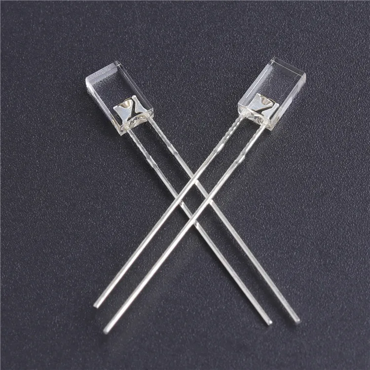 2x5x7 red square led