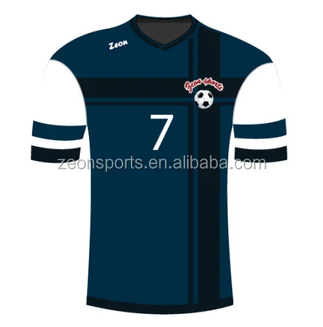 navy blue and white football jersey