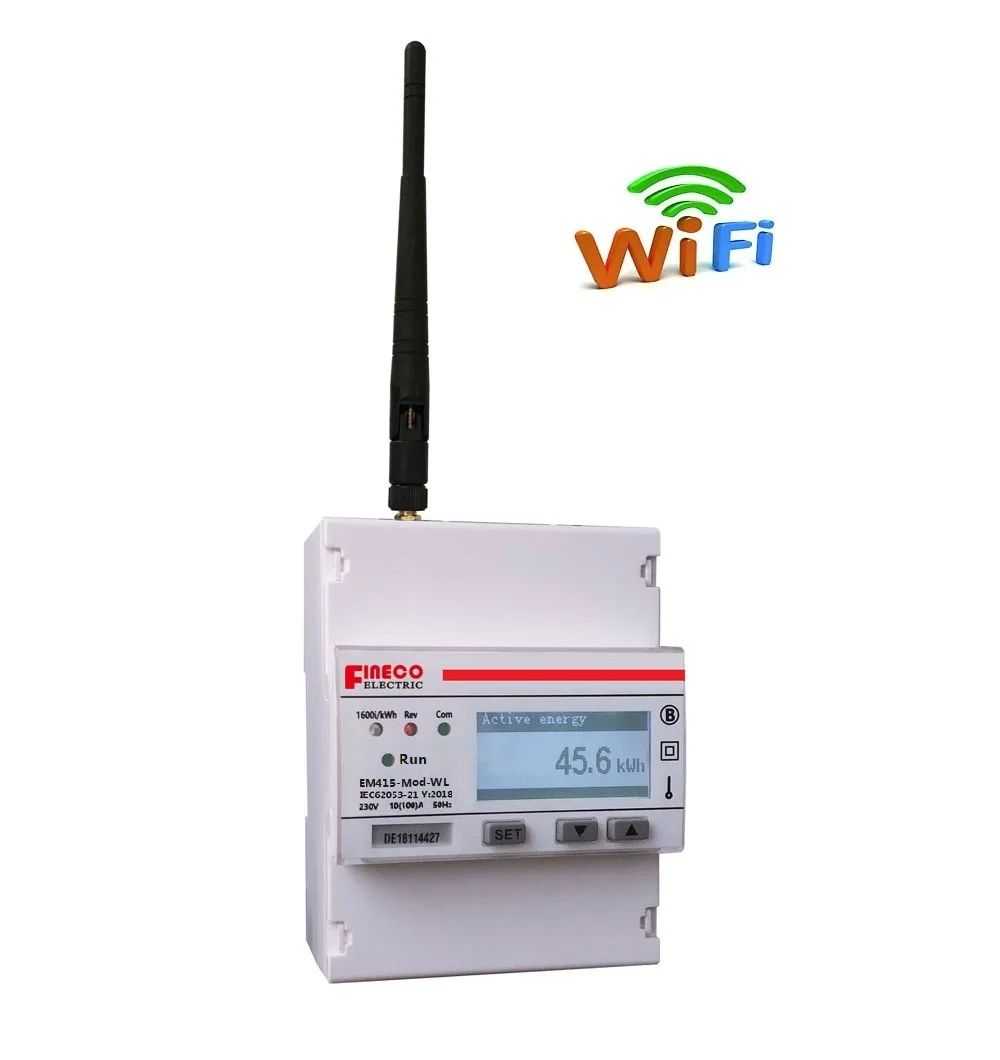 Em415modwl 230v 100a Wireless Power Meter Wifi,Wifi Smart Meter Buy