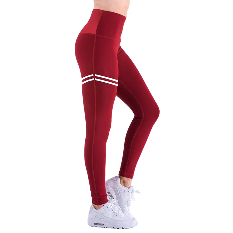 

Women High Waist Compression Yoga Tights Fitness Yoga Leggings, Black;red;blue