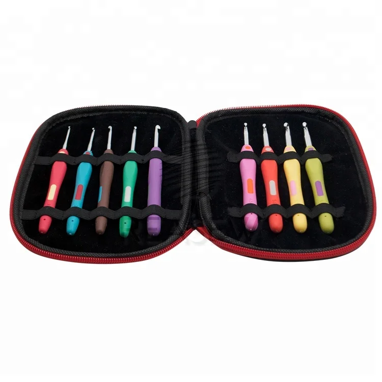 

Wholesale TPR Material Crochet Hook Set, Colorful