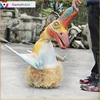 0.54m Stage Show Lovely Robotic Dinosaur Rubber Hand Puppet