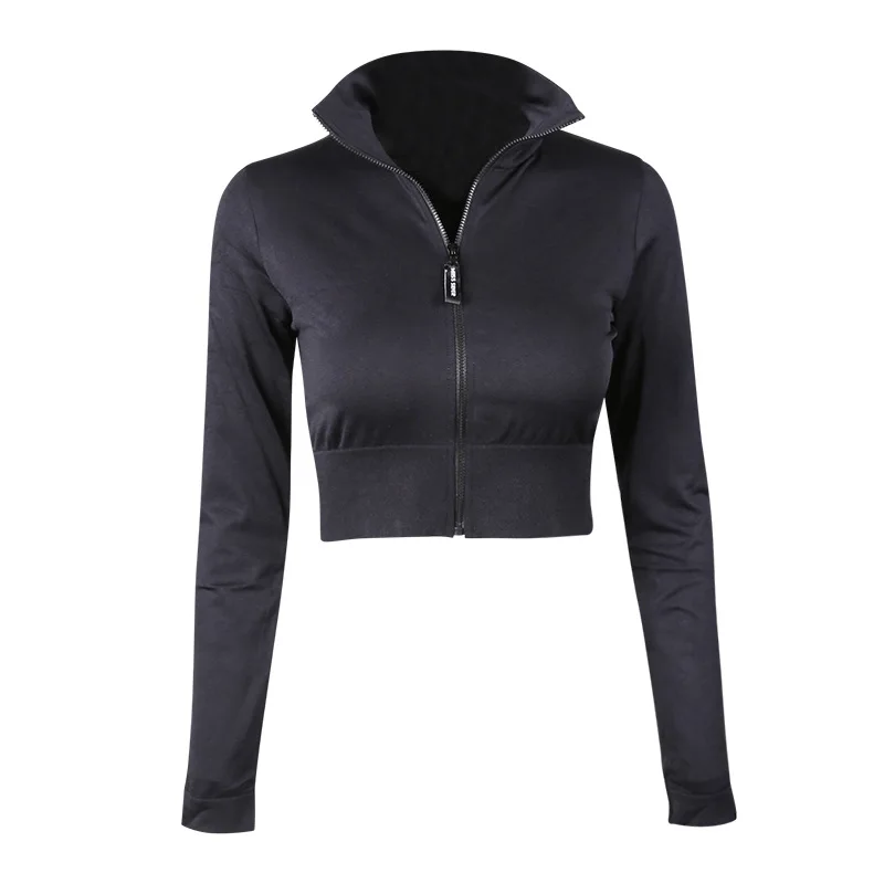 

New fashion spring autumn lady windbreaker short crop jacket for women, Red,black,green etc