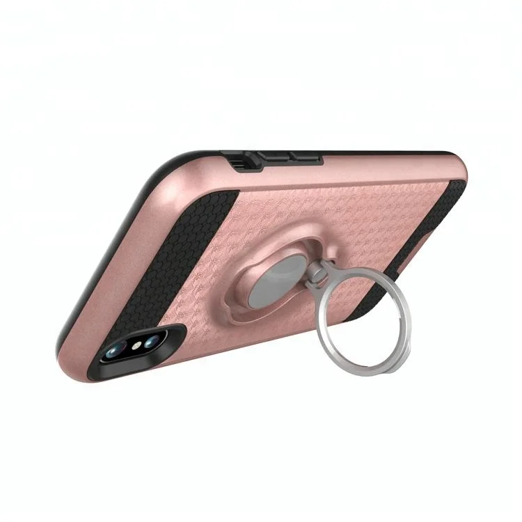 

Hot selling products mobile smartphone accessories 3D Metal ring for iPhone x 8 plus 7G 6s back cover ring holder phone case, Black;golden;gray;orange;pink;red;white