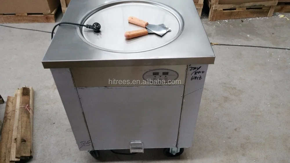 Freezing Pan Fried Ice Cream Rolls Machine Spare Parts For Ice Cream Machine Vending Soft Ice