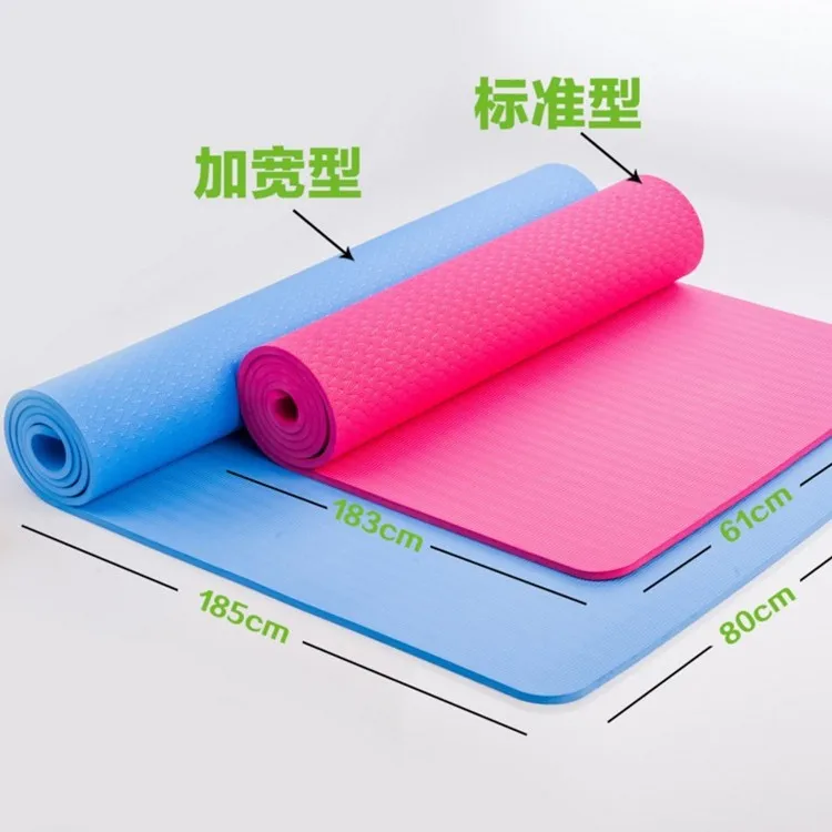 

Best selling Custom Golden Printing TPE Yoga Mat Non slip, Blue,green,yellow,red,pink,black,gray ,etc