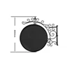 outdoor LOGO trademark circle led screen display Fixed installation for Decoration Shop mark road sign company logo