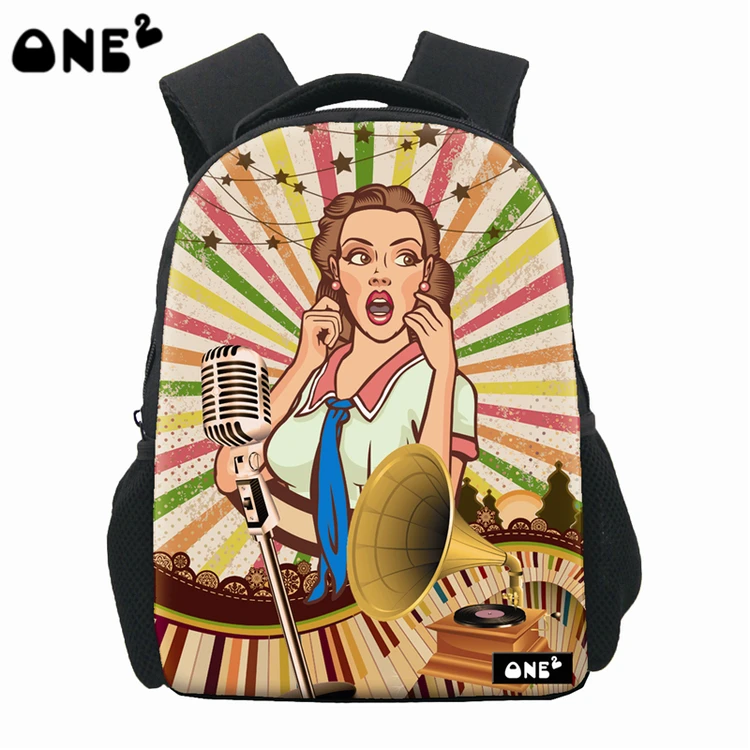 

2019 retro vintage children school beauty bag backpack for kids school backpack kindergarten kids animals, Customized