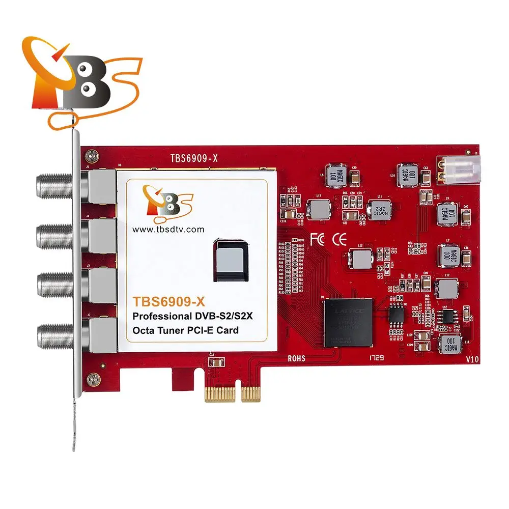 

TBS6909-X DVB-S/S2/S2X Octa Tuner PCIe Card