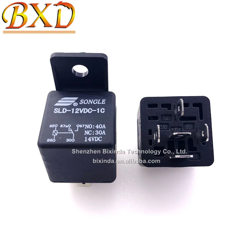 100% New And Original Sld-12vdc-1c 12v 40a Automotive Relay With Fixed ...