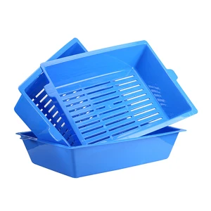 Image of Cat Clean Up products self cleaning sturdy 3 Tray Sifting System Indoor Pet Cat Toilet plastic tray Cat Litter Box liner