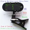 Clip-on Big LCD screen Universal 3 in 1 Metro-Tuner