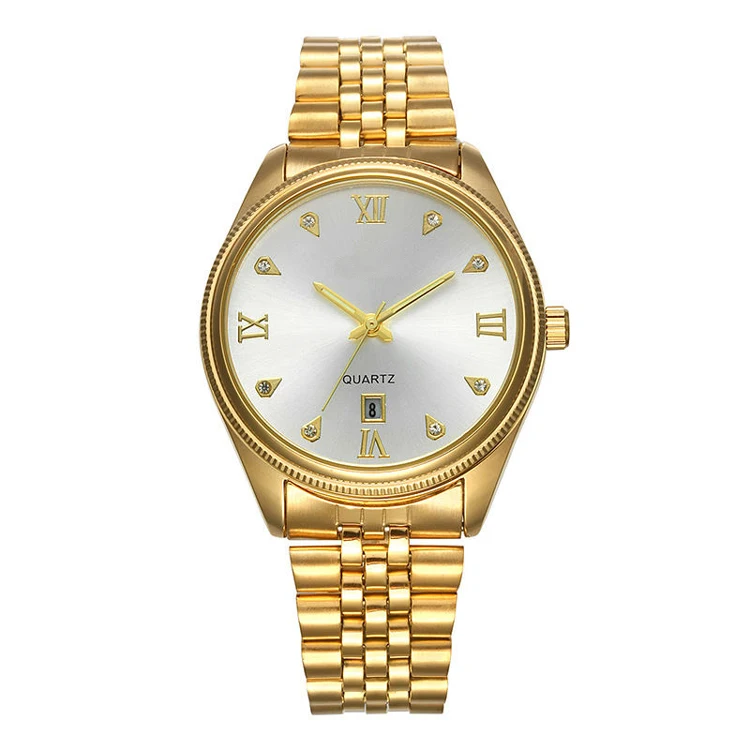 Hot Plated Classic Goldstar Prototype Watches China Unisex Gold Chain