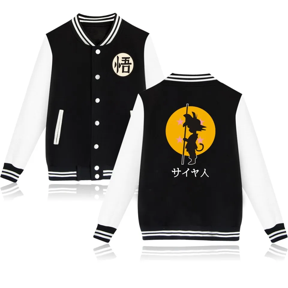 

Dragon Ball Custom Hoodies Men Women Unisex Goku Baseball Clothing, N/a