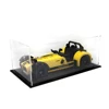clear acrylic display case with black base transparent plexiglass rectangular storage box