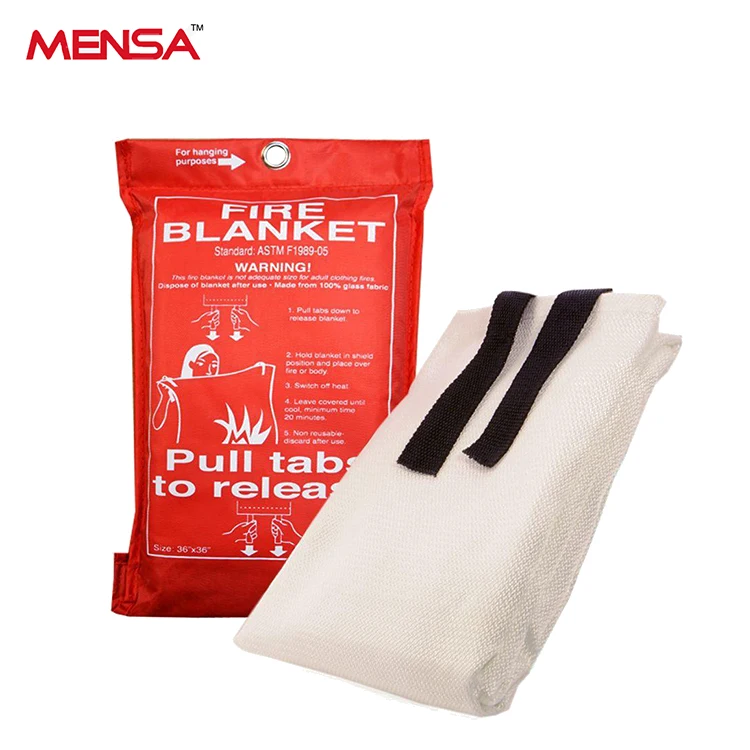 Blanket Pu Coated/ Silicon Coated Fire Blanket Waterproof In Wholesale