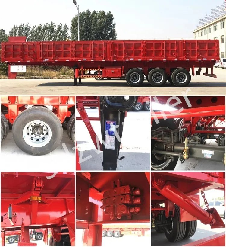 Side Tipper Semi Truck Trailer