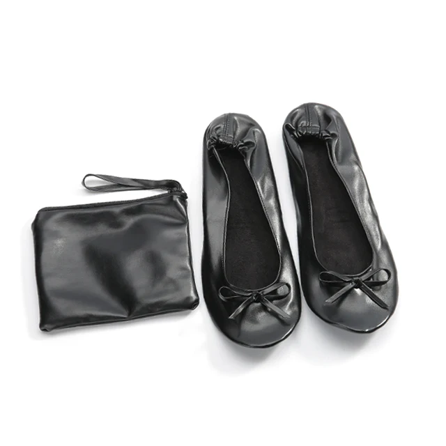 

hot sole high quality soft comfortable ladies ballet shoe, Black