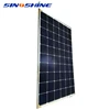 Junction box 6 rails mono solar panel 250w with sand blasting frame