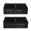Qotom Mini Pc Q190X Intel J1900 Quad Core barebone 7COM 2 Lan Fanless POS Computer IPC