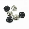 popular design oval shape high quality metal garment spring cord lock