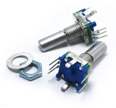 5 Adaptateurs Rotatifs 360° EC11 Avec Interrupteur - Potentiomètre Numérique Pour Audio, Auto