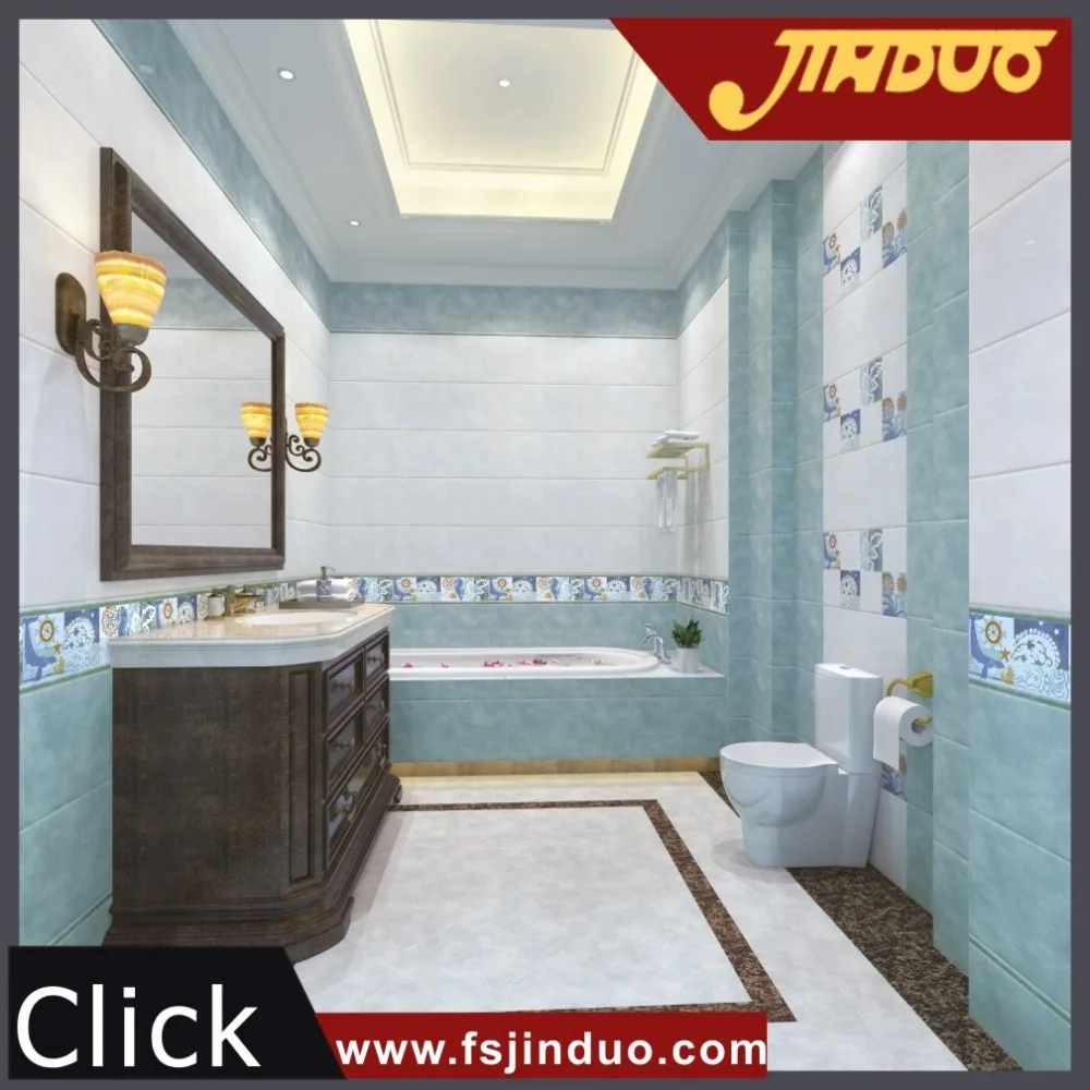 300x600mm guangzhou fabriek keramische decor tegels voor badkamer ...