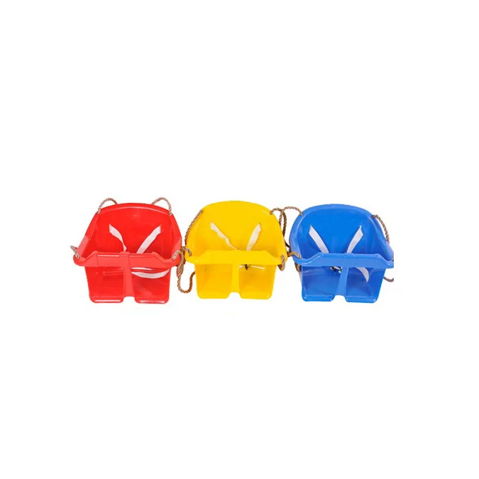 
SA-043 Safe toys new product 6 month old baby plastic swing sets 