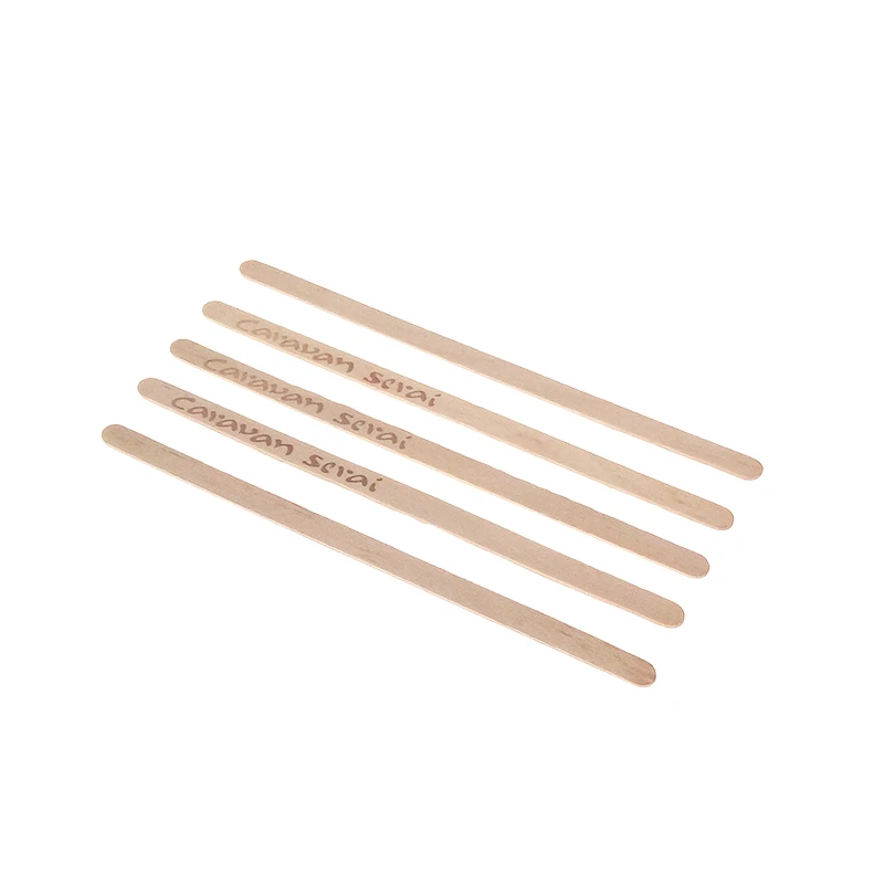 

Wholesale Eco-friendly Disposable Wood Stir Wooden Biodegradable Coffee Stirrer Stick