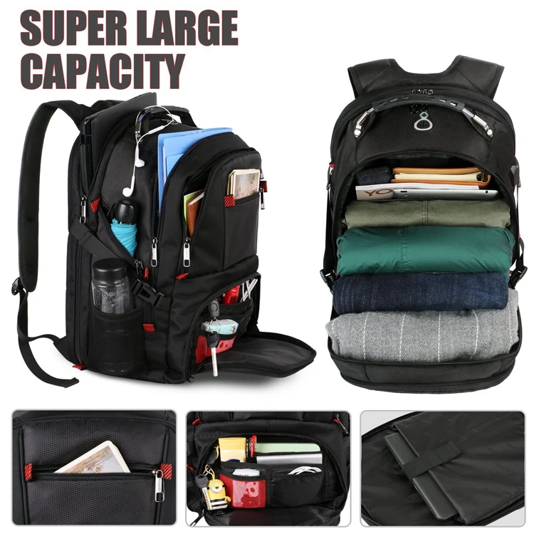 Functional Bagpack Laptop Backpack With Usb Charging Port Notebook ...