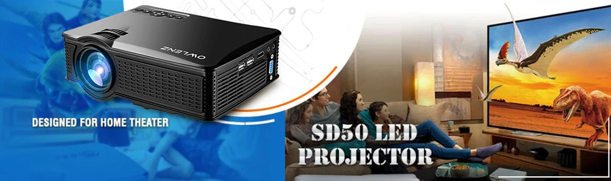 Hot sale Owlenz SD50 Mini Cheap LED Projector HD 1080P cost-effective option for home entertainment