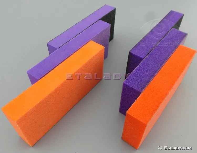 Etalady Orange Nail File Buffers,Slim Nail Buffer Block For Nail Care