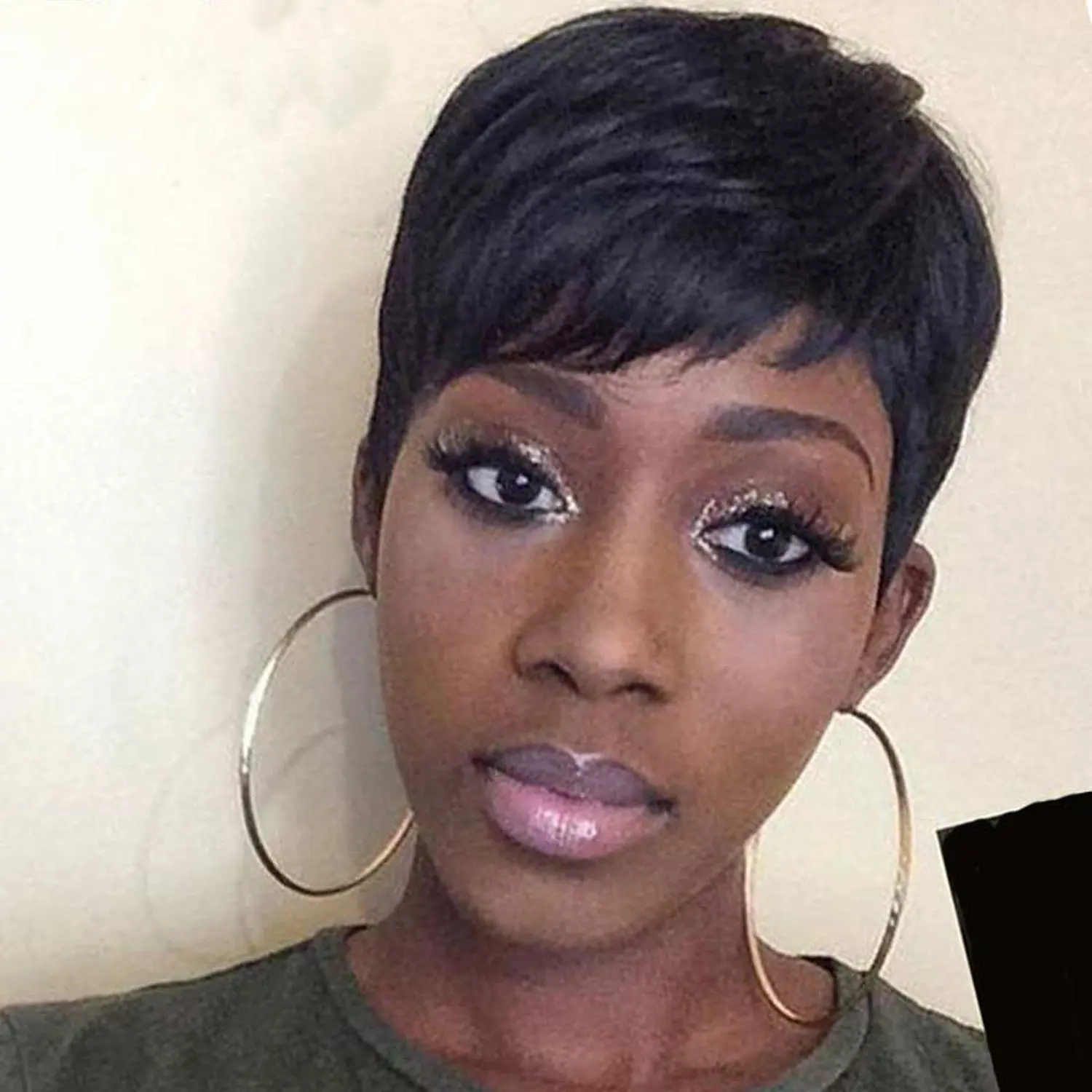 Buy Aisi Hair Short Cute Pixie Wigs For Black Women African
