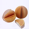 sale custom side glued note cube 3d memo note pad apple pear fruit lemon orange with low price