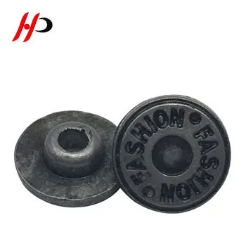 Wholesale Antique Silver Zink Custom Logo Clothing Decorative