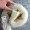 100% merino wool wadding, thickness 5 cm, natural white color