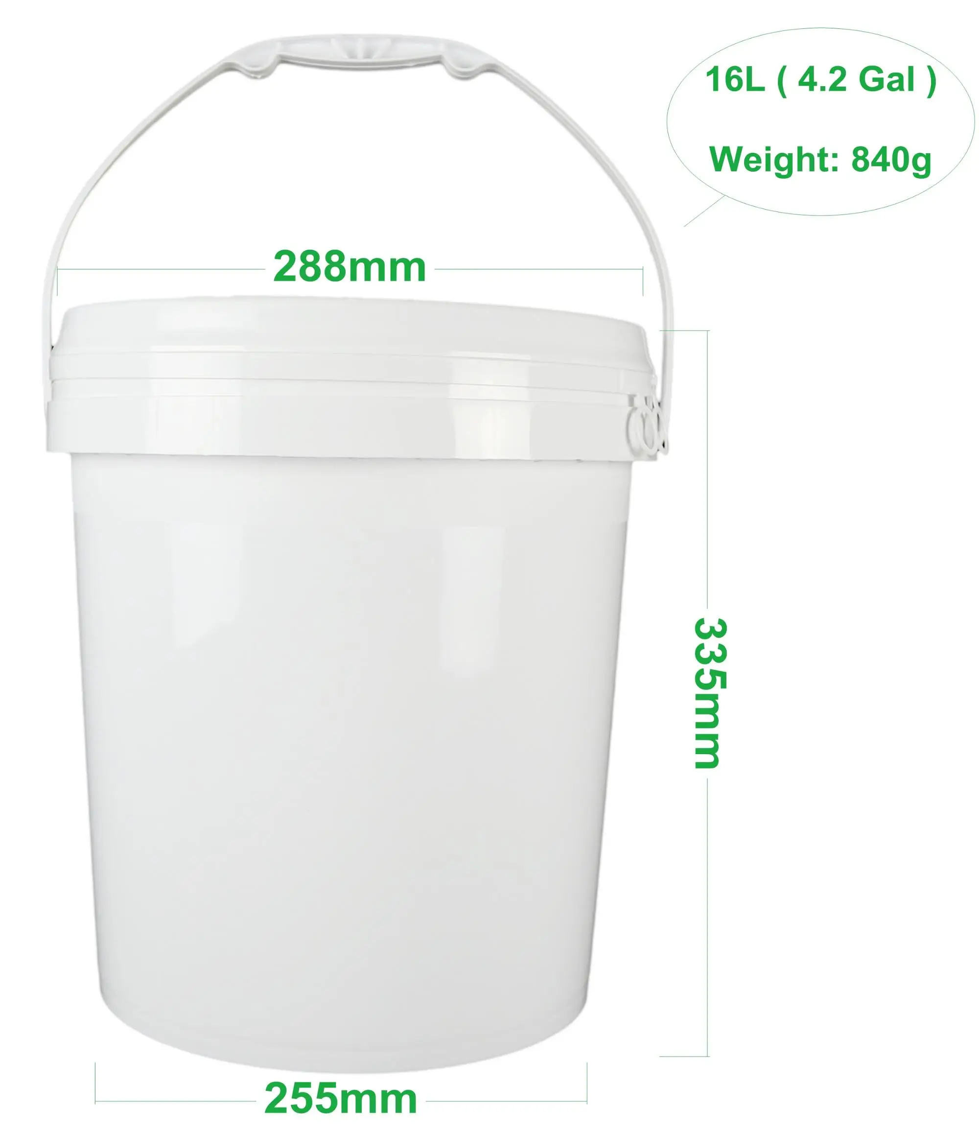 16 Liter Plastic Empty Paint Buckets For Sale Buy Empty Paint Buckets