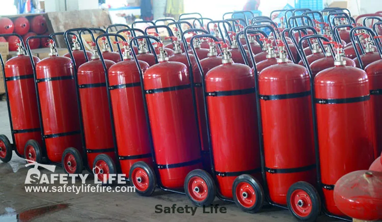 35kg wheeled abc dry powder fire extinguisher/EXTINTOR PQS 25 KILOS/25kg dcp trolley fire extinguisher