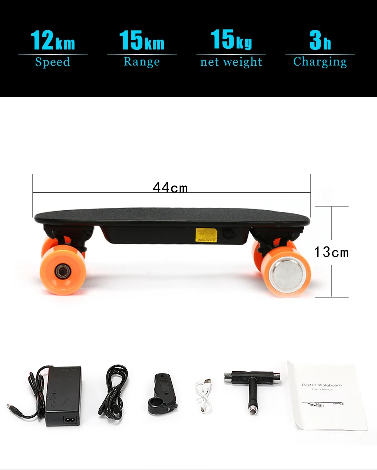 Anzo01 Usa Warehouse Stock Portable Mini Board Bearings Skateboard E
