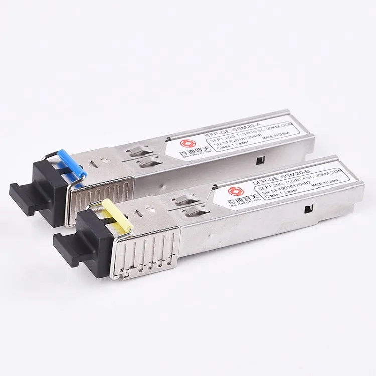 Bt-pon 1.25g Sfp Sc Optical Transceiver T1310nm/r1550nm 20km 3.3v Sc ...