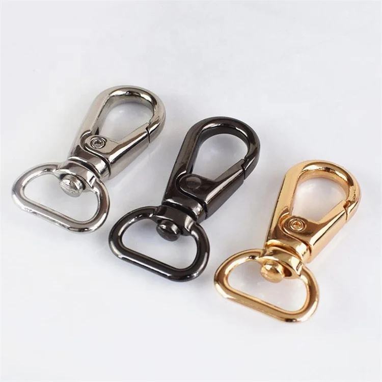 

Meetee BF103 16mm Handbag Hook Buckle Alloy Dog Collar Rotating Snap Clasps Shoulder Strap Swivel Trigger Bag Buckles Accessory