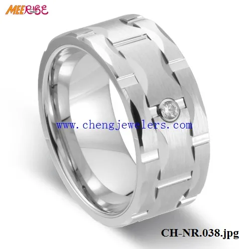 Luxury Jewelry Facets Tungsten Mens Spinner Rings Buy Mens Spinner