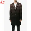 Fashion Casual Style Men Winter New Design Gradient Check Coat High Quality