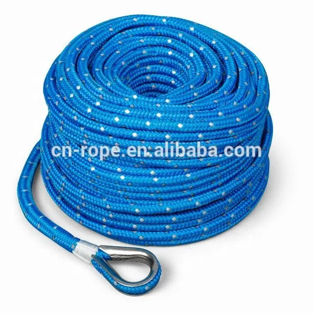 Double Braid Polyester anchor rope boat parts marine hardware