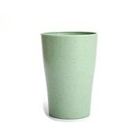 

China Supplier New Product Degradable Reusable Natural Environmental Wheat Straw Cup Office Mug Water Cup With Straw