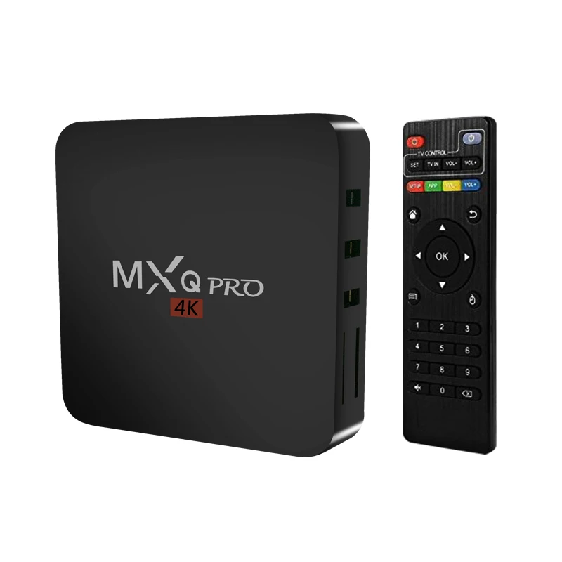 Android TV Box MX Q Pro/4k Smart TV Box Android 7.1 RK3229 Quad-Core 1G+8G WIFI 3D H.265 4K Set Top Box