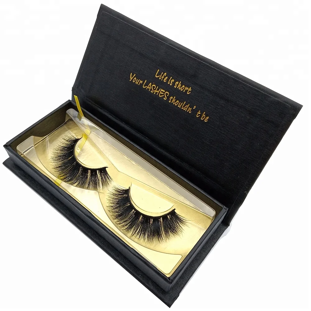 

False lashes 3d mink strip eyelashes, Natural black
