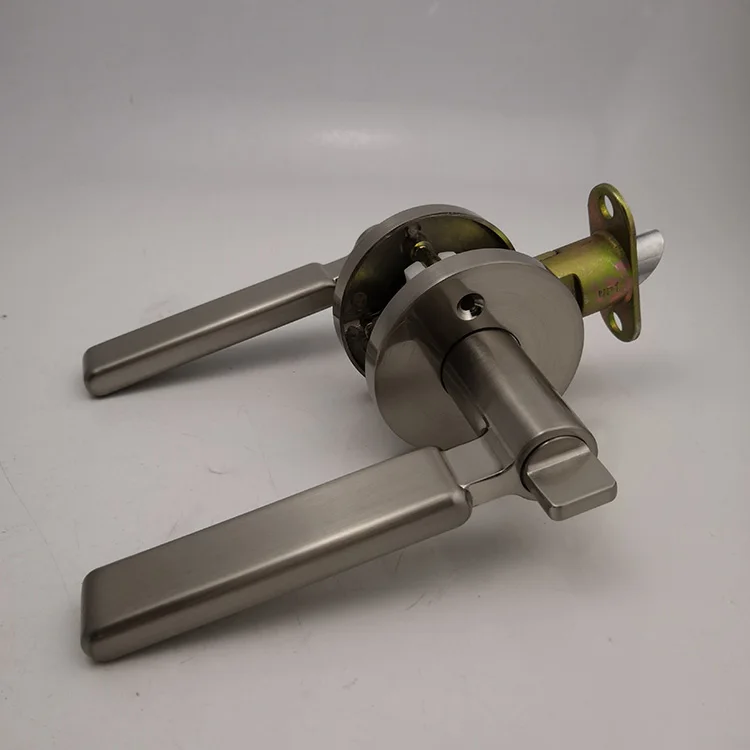 Heavyduty Zinc Alloy Exterior Door Lever Tubular Latch Passage Handle